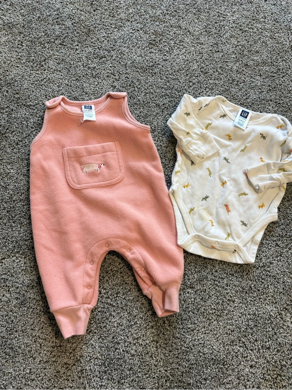 Vintage Y2K era Gap Newborn Girl Long-sleeve Outfits